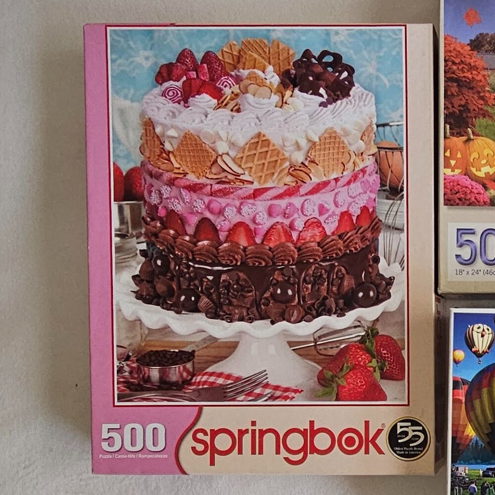 Four different jigsaw puzzles - Picture 2 of 6